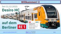 Download PDF-Diashow „Desiro HC auf dem Berliner RE 1“
