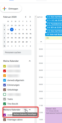 2 Google neuen Kalender hinzu f&uuml;gen